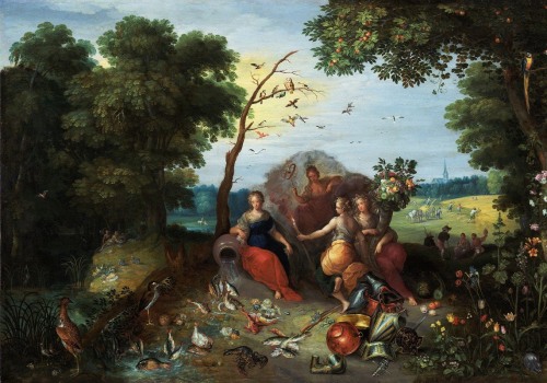 What are the 4 elements of a landscape?